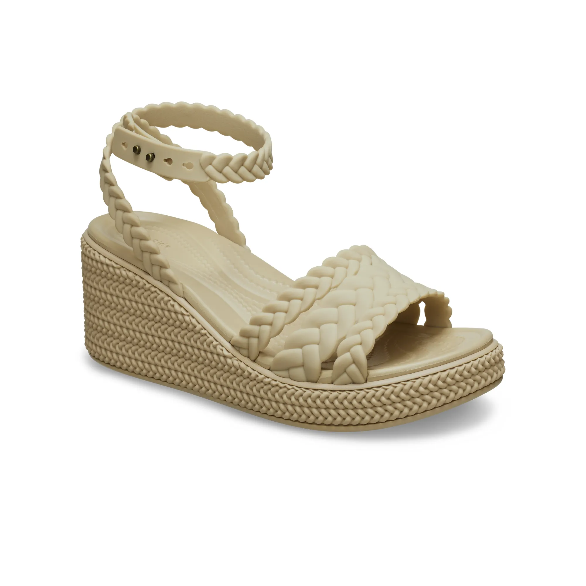 รองเท้าแตะผู้หญิง BROOKLYN WOVEN ANKLE STRAP WEDGE