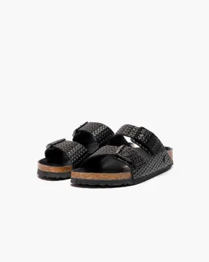 Birkenstock Arizona LENA Woven Emboss Black