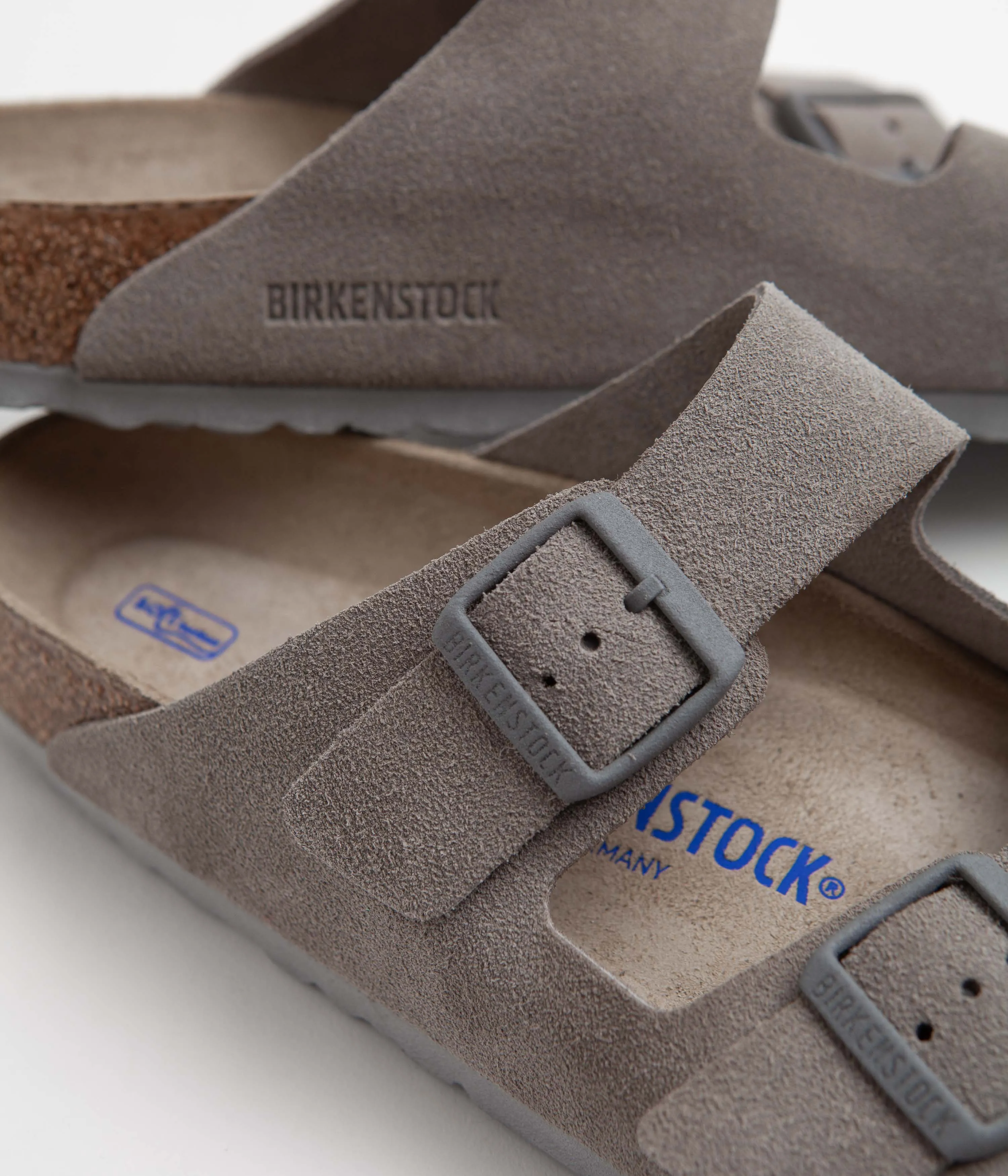 Birkenstock Arizona SFB Sandals - Stone Coin