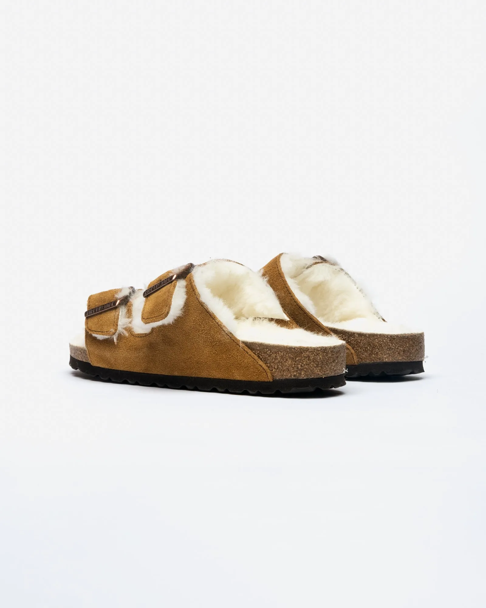 Birkenstock Arizona Shearling Mink (Narrow)