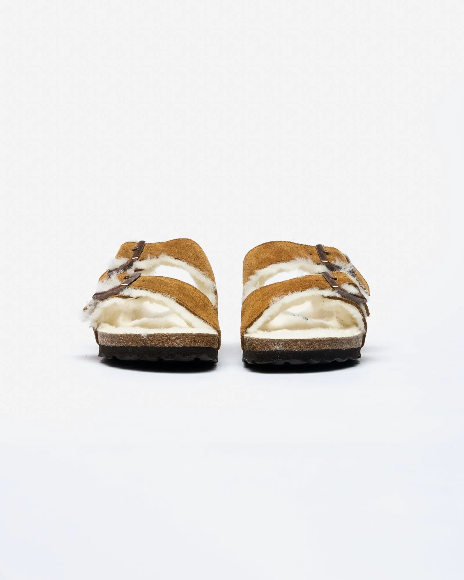 Birkenstock Arizona Shearling Mink (Narrow)