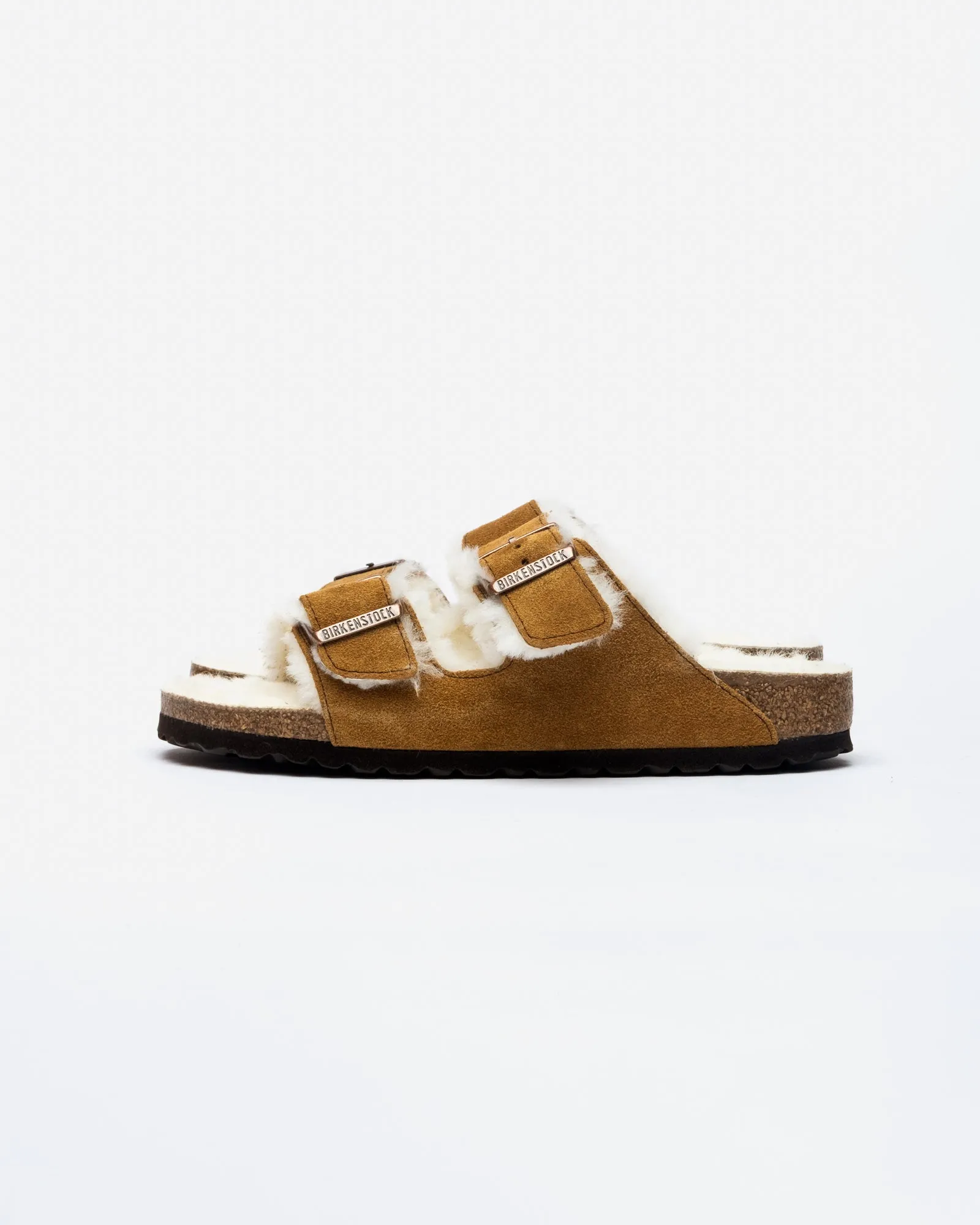 Birkenstock Arizona Shearling Mink (Narrow)
