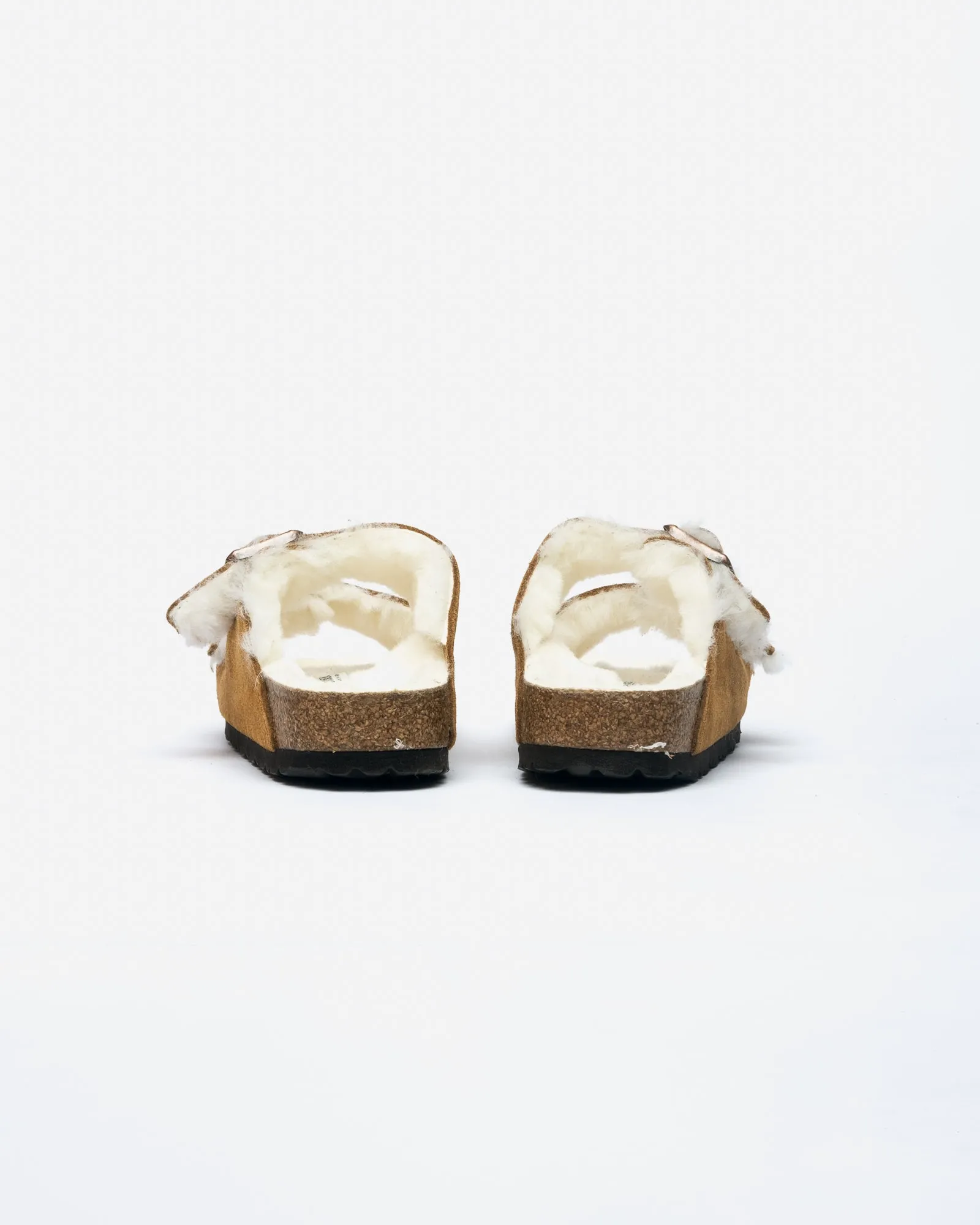 Birkenstock Arizona Shearling Mink (Narrow)