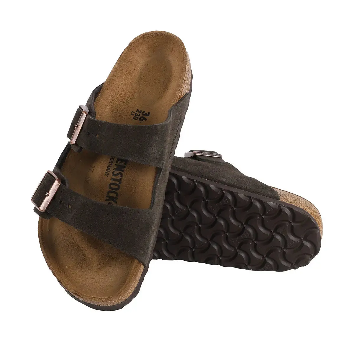 Birkenstock Arizona Suede Leather Sandals