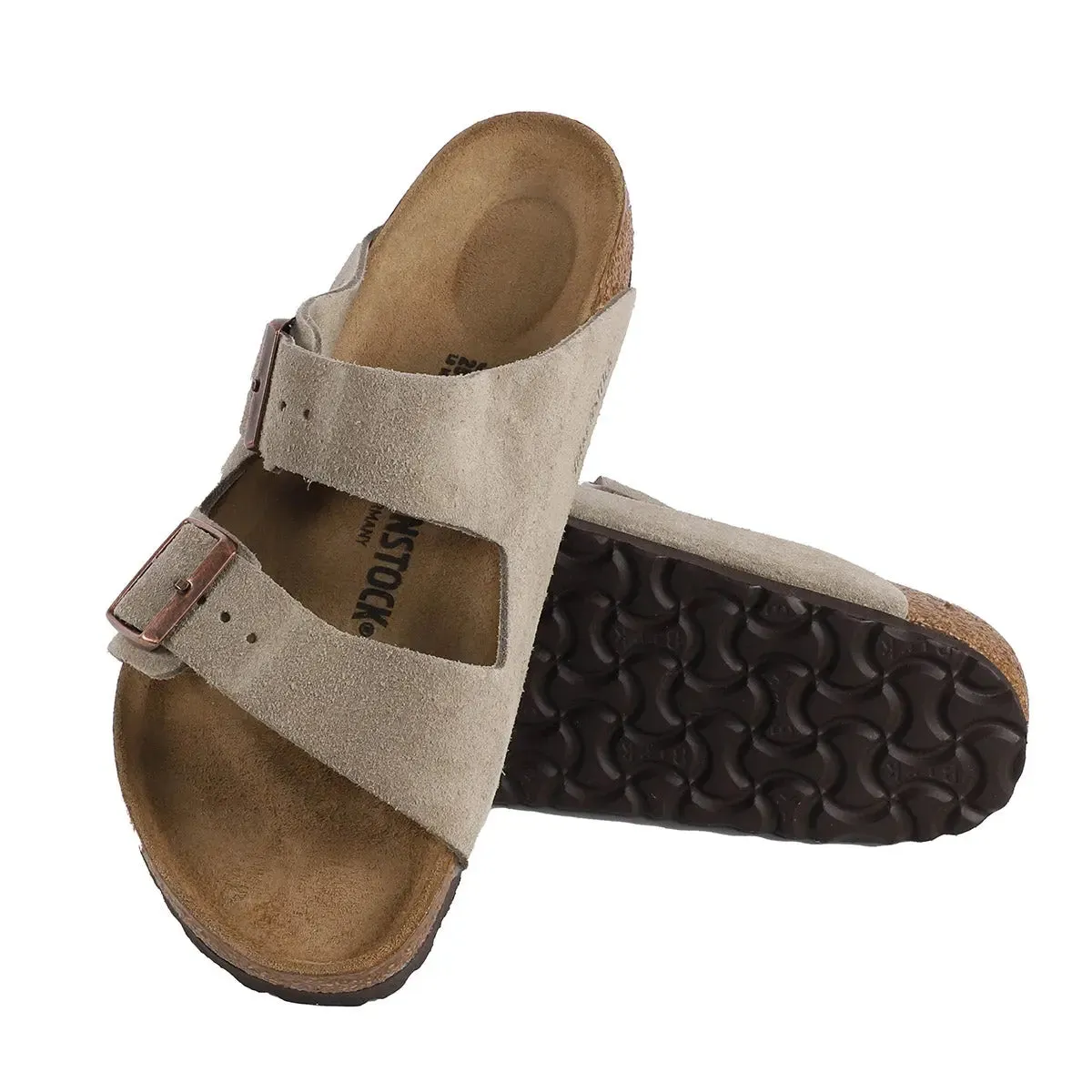 Birkenstock Arizona Suede Leather Sandals