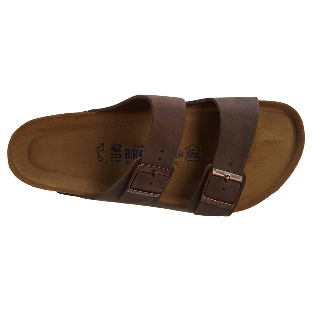 Birkenstock Unisex Sandals Arizona BS Casual Buckles Straps Slides Oiled Nubuck - UK 7.5