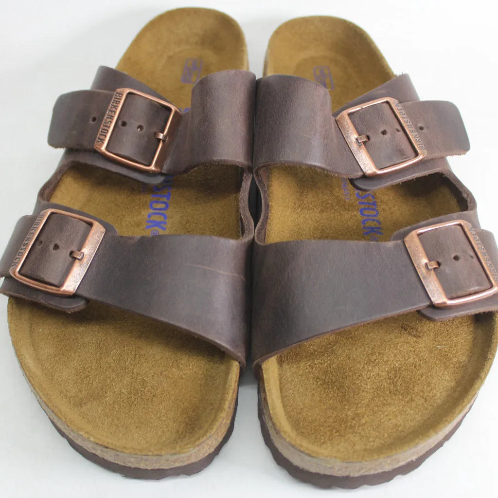 Birkenstock Unisex Sandals Arizona BS Casual Buckles Straps Slides Oiled Nubuck - UK 7.5