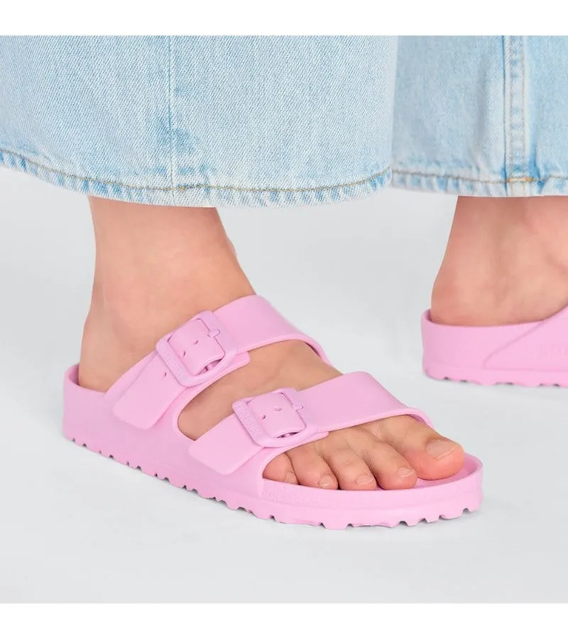 Birkenstocks Womens Arizona Pink Essentials EVA Slip On Sandal - 129443
