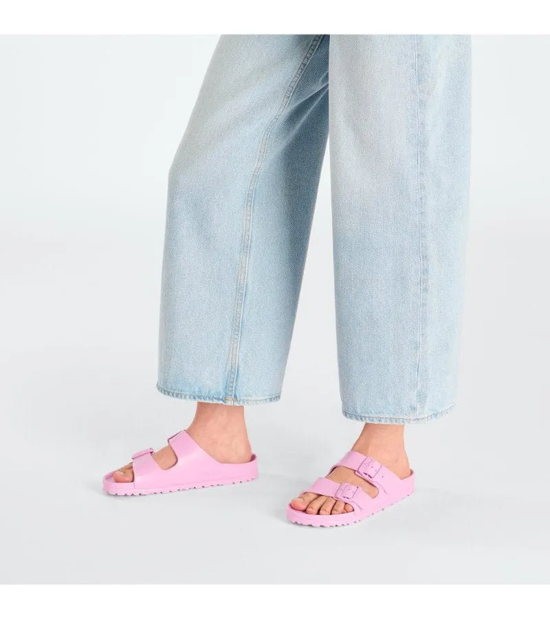 Birkenstocks Womens Arizona Pink Essentials EVA Slip On Sandal - 129443