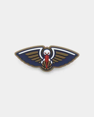 Crocs New Orleans Pelicans Logo Jibbitz Charm Original Team Colours