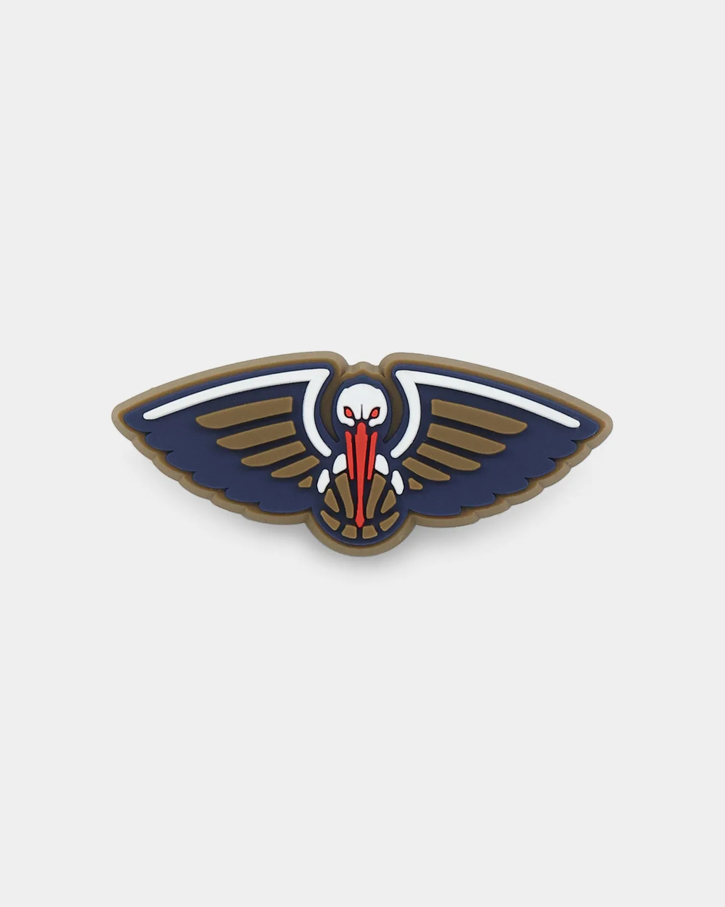 Crocs New Orleans Pelicans Logo Jibbitz Charm Original Team Colours