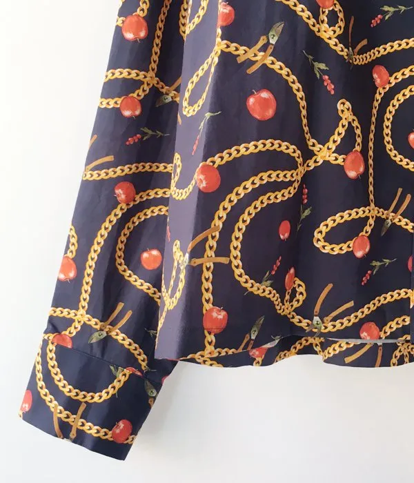 DIGAWEL/OPEN COLLAR SHIRT(1)(Hermes) (NAVY)
