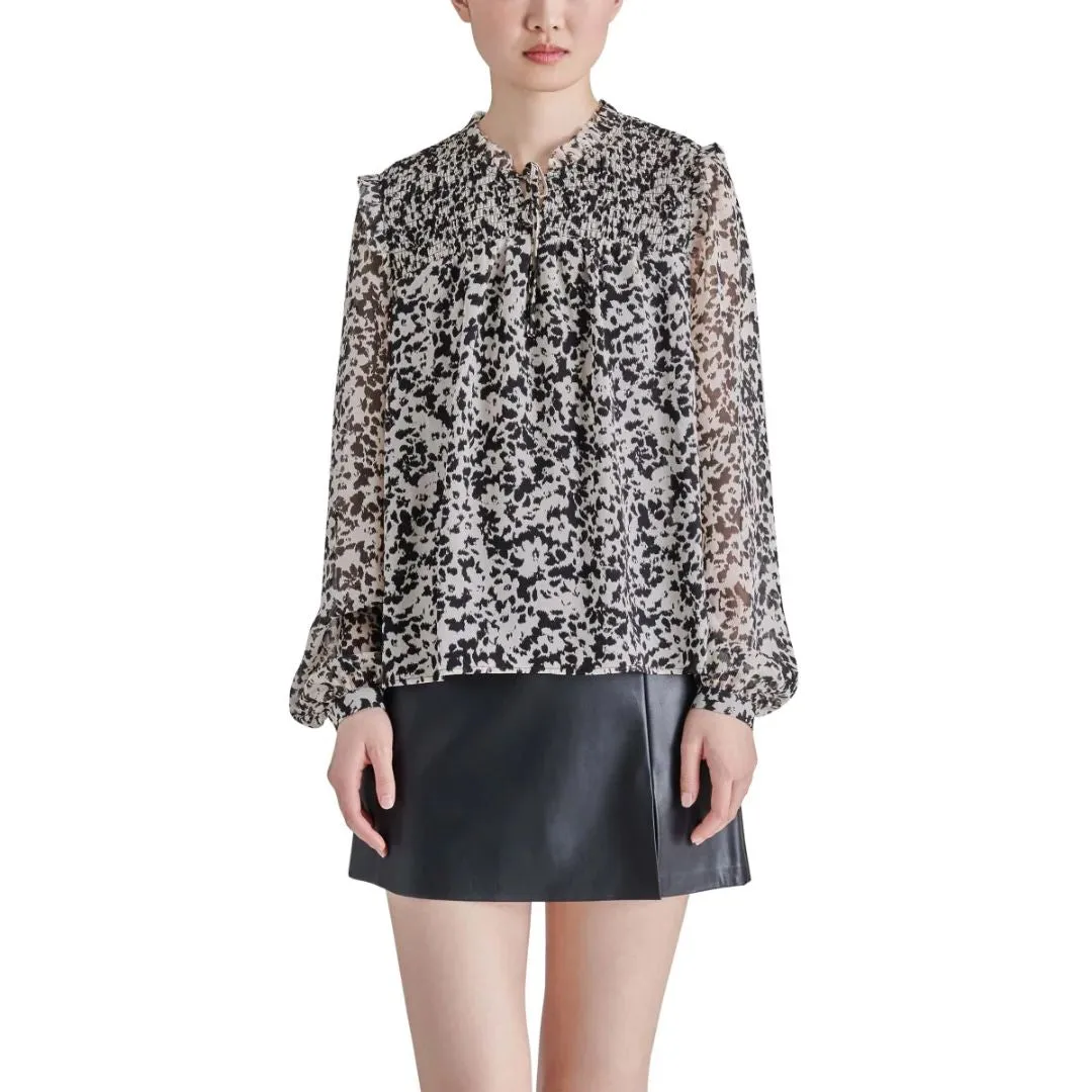 Drew Top (Black   Ivory)