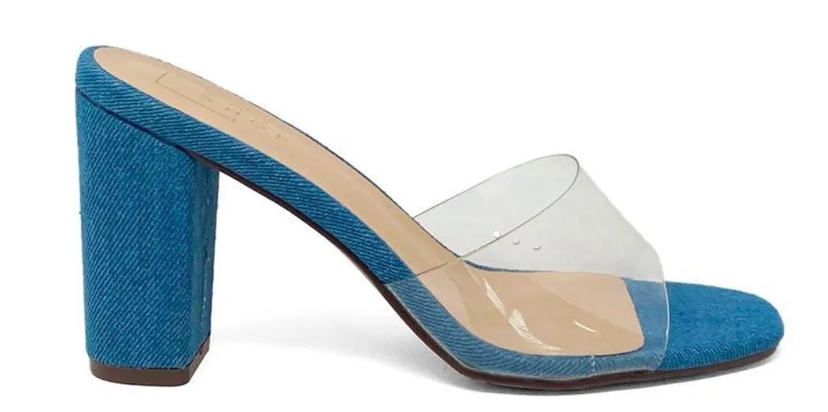 Frida Denim Heel