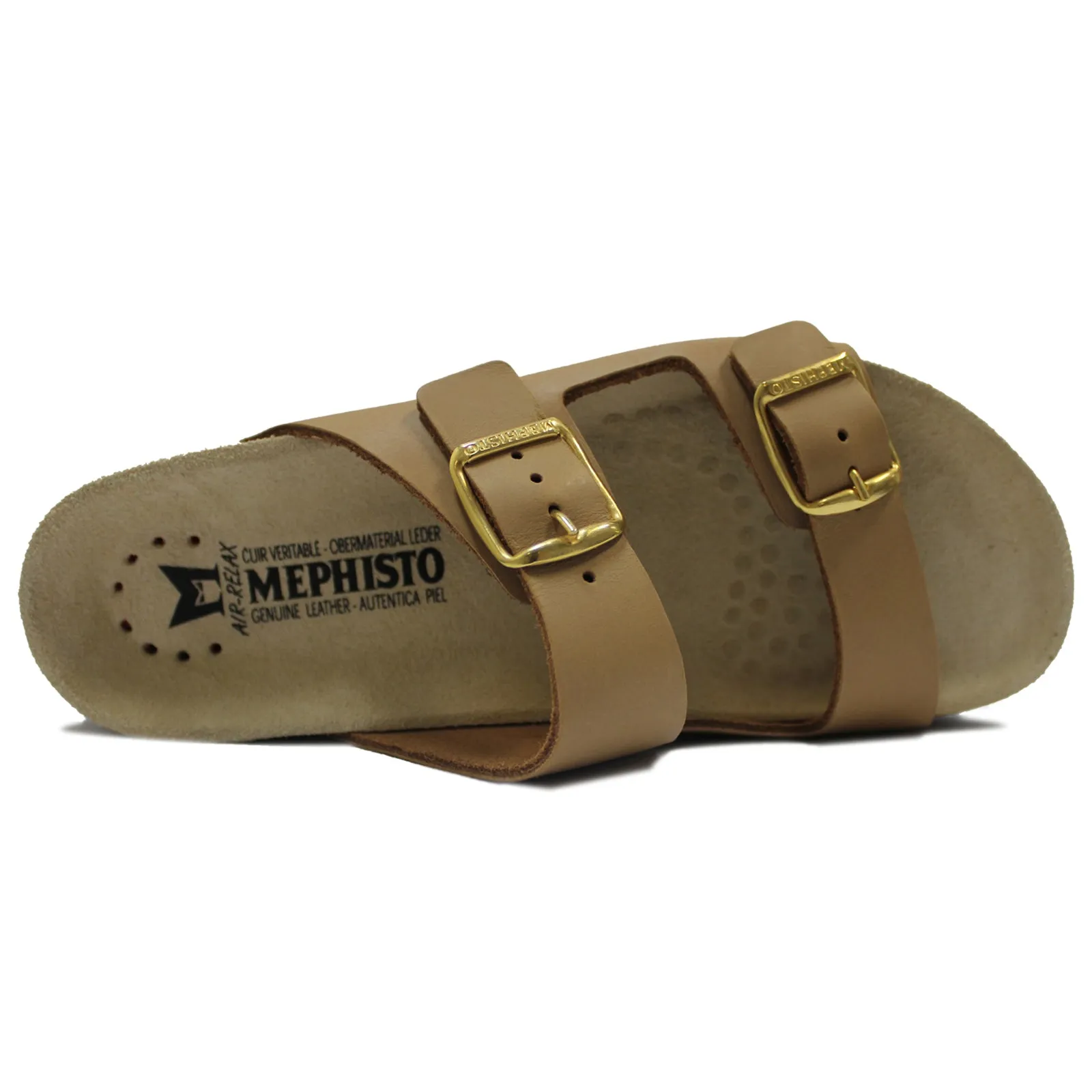 Harmony Full Grain Leather Women's Slide Sandals