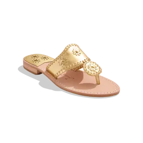 Jack Rogers Flat Sandal Gold