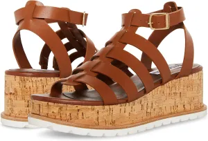 Kaydee Sandal Steve Madden, Cognac Leather