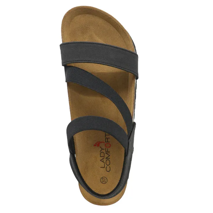 Lady Comfort - Aurora Wide Black