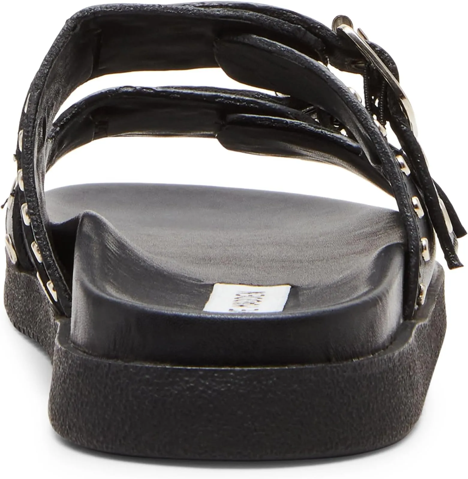 Melanie Steve Madden sandals, black leather