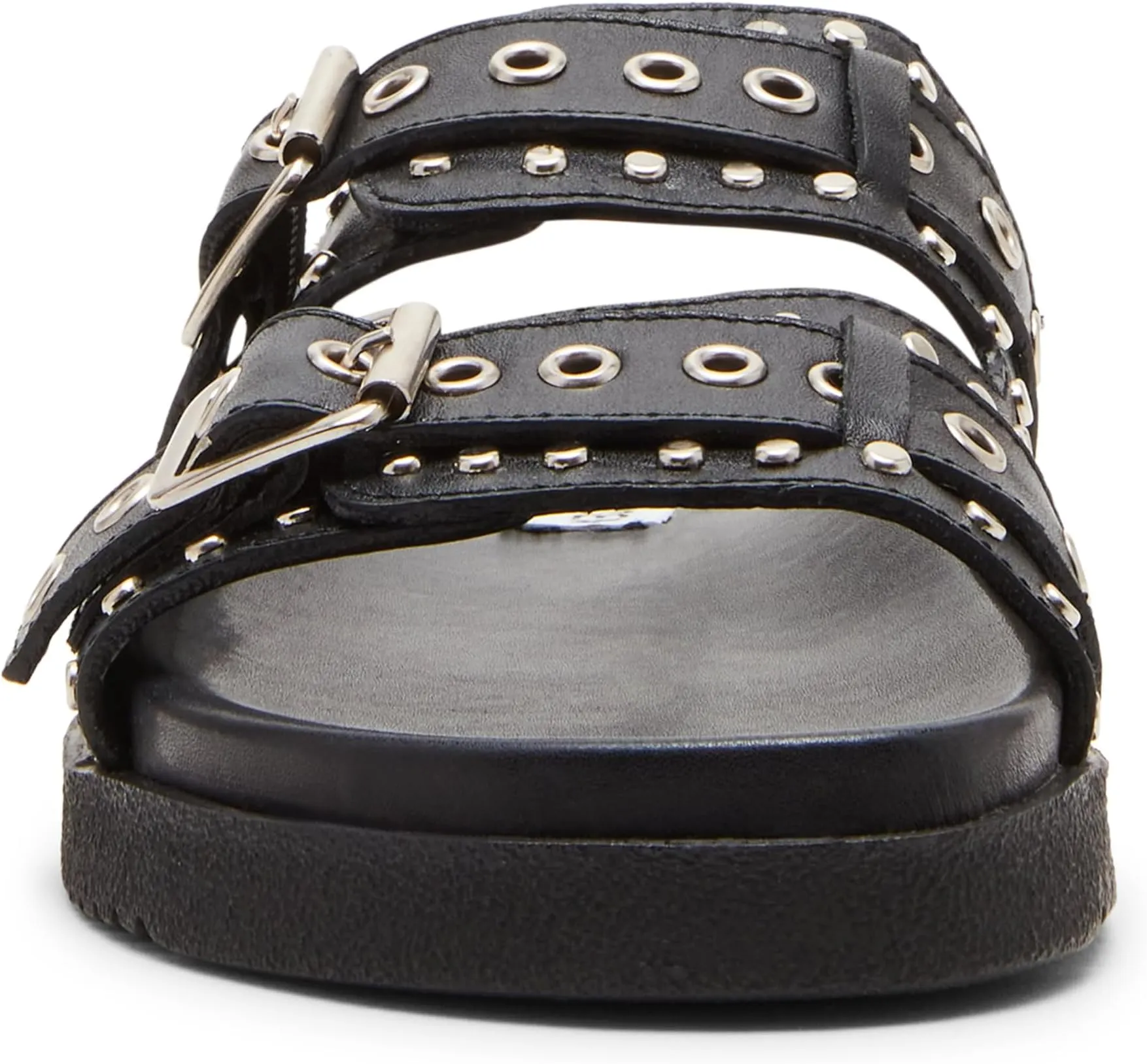 Melanie Steve Madden sandals, black leather