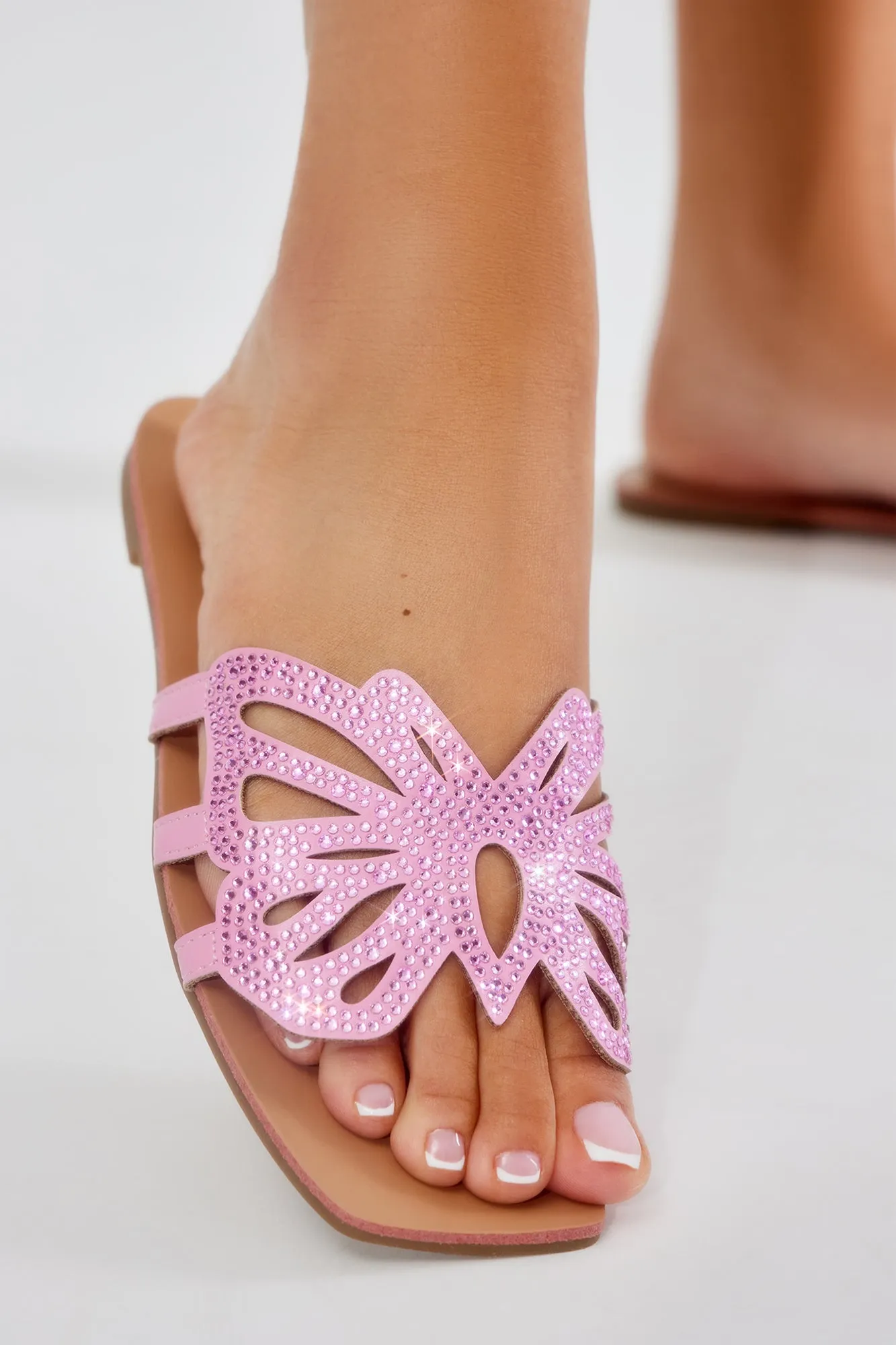 More Love Butterfly Sandals - Pink