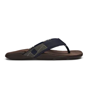 Olukai Men's Tuahine - Trench Blue/Dark Wood