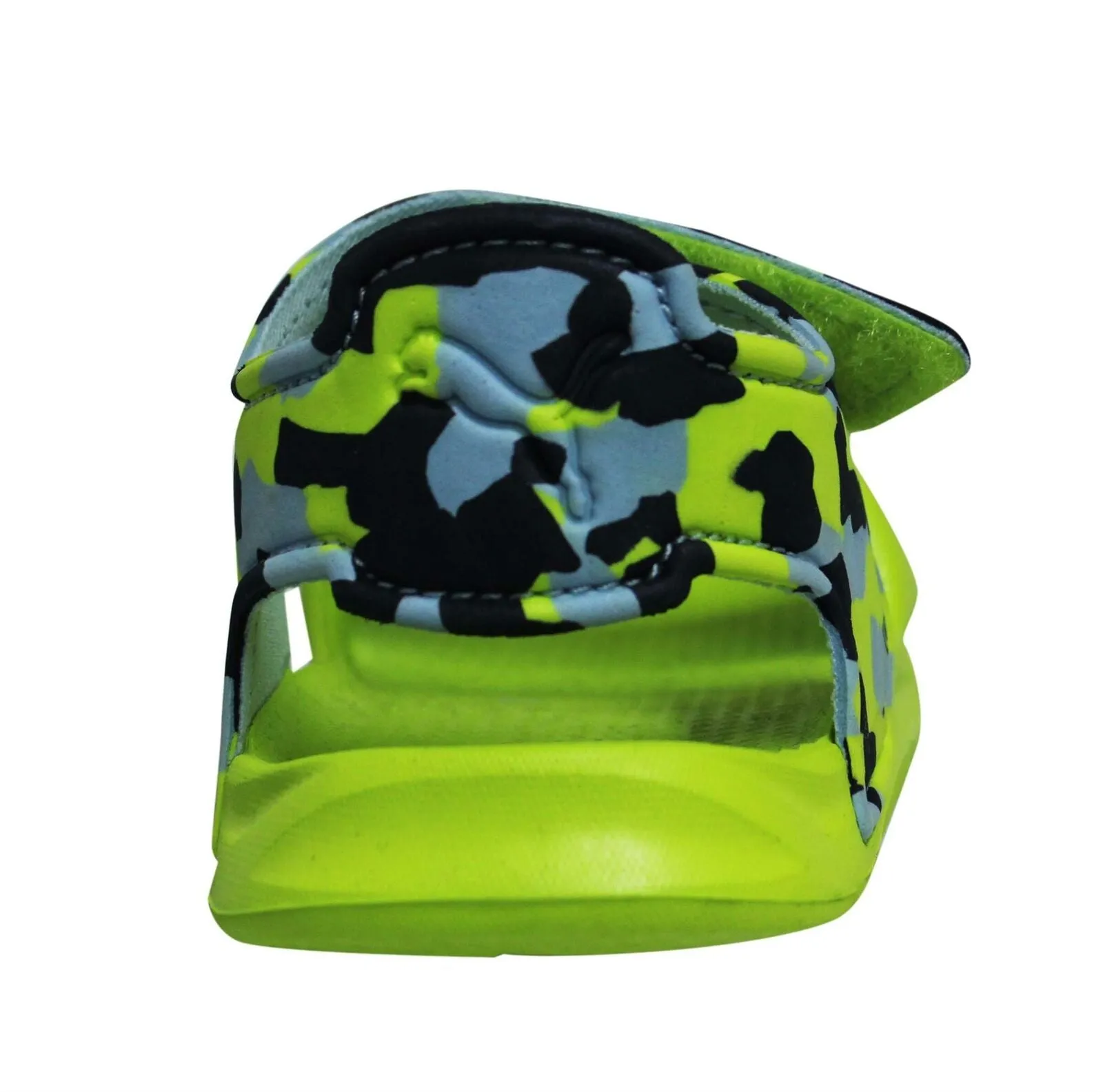 Puma Wild Injex Camo Lime Toddlers Open Toe Sandals 365082 01