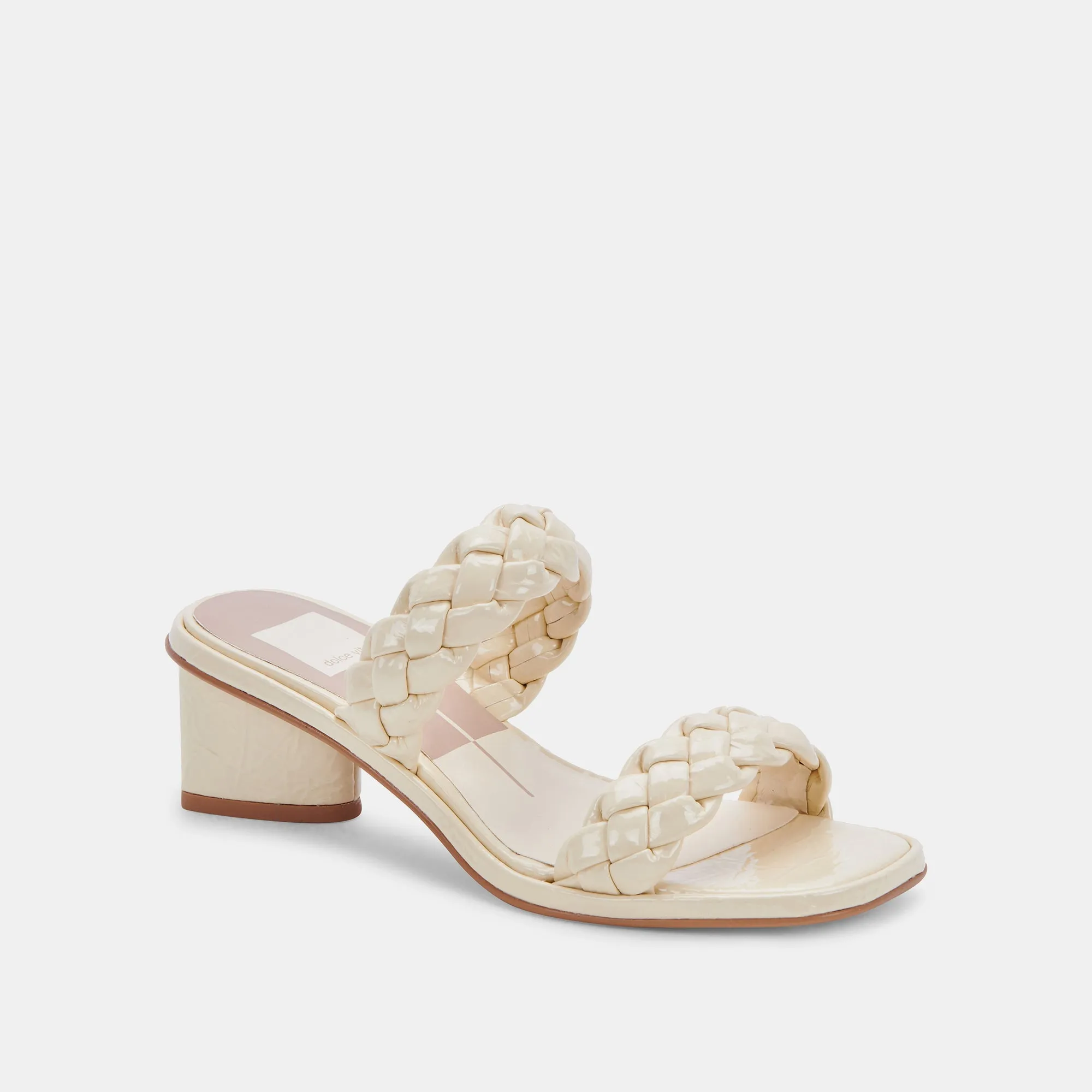 RONIN SANDALS BONE PATENT STELLA