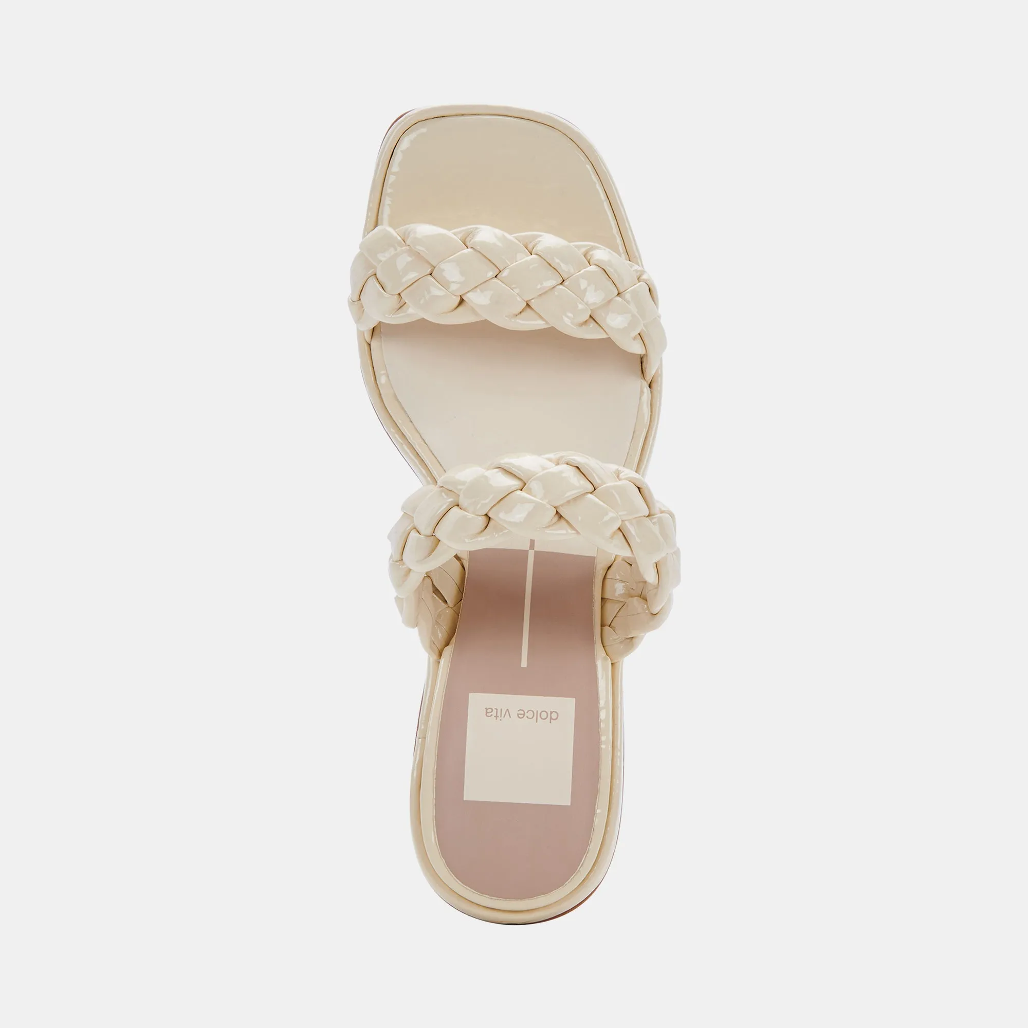 RONIN SANDALS BONE PATENT STELLA