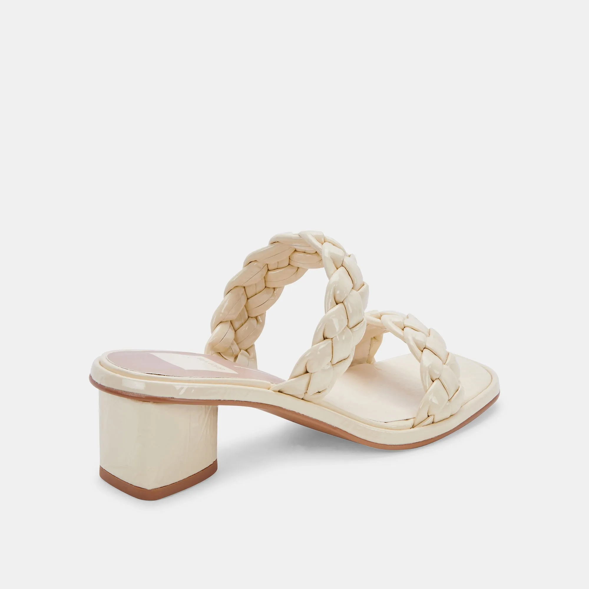 RONIN SANDALS BONE PATENT STELLA