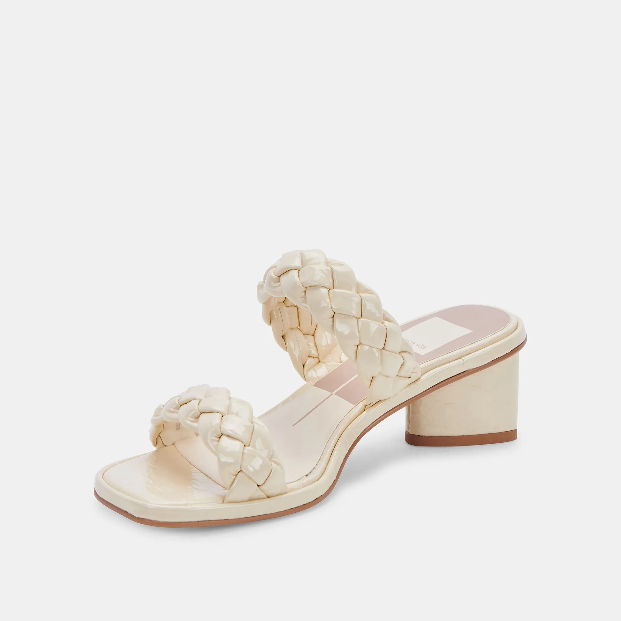 RONIN SANDALS BONE PATENT STELLA
