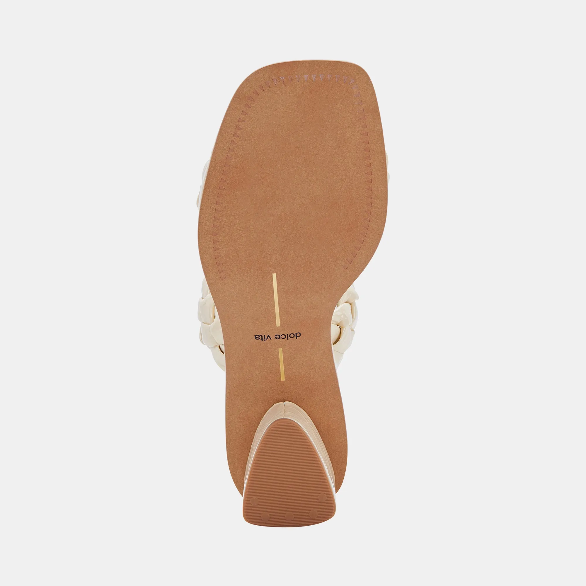 RONIN SANDALS BONE PATENT STELLA