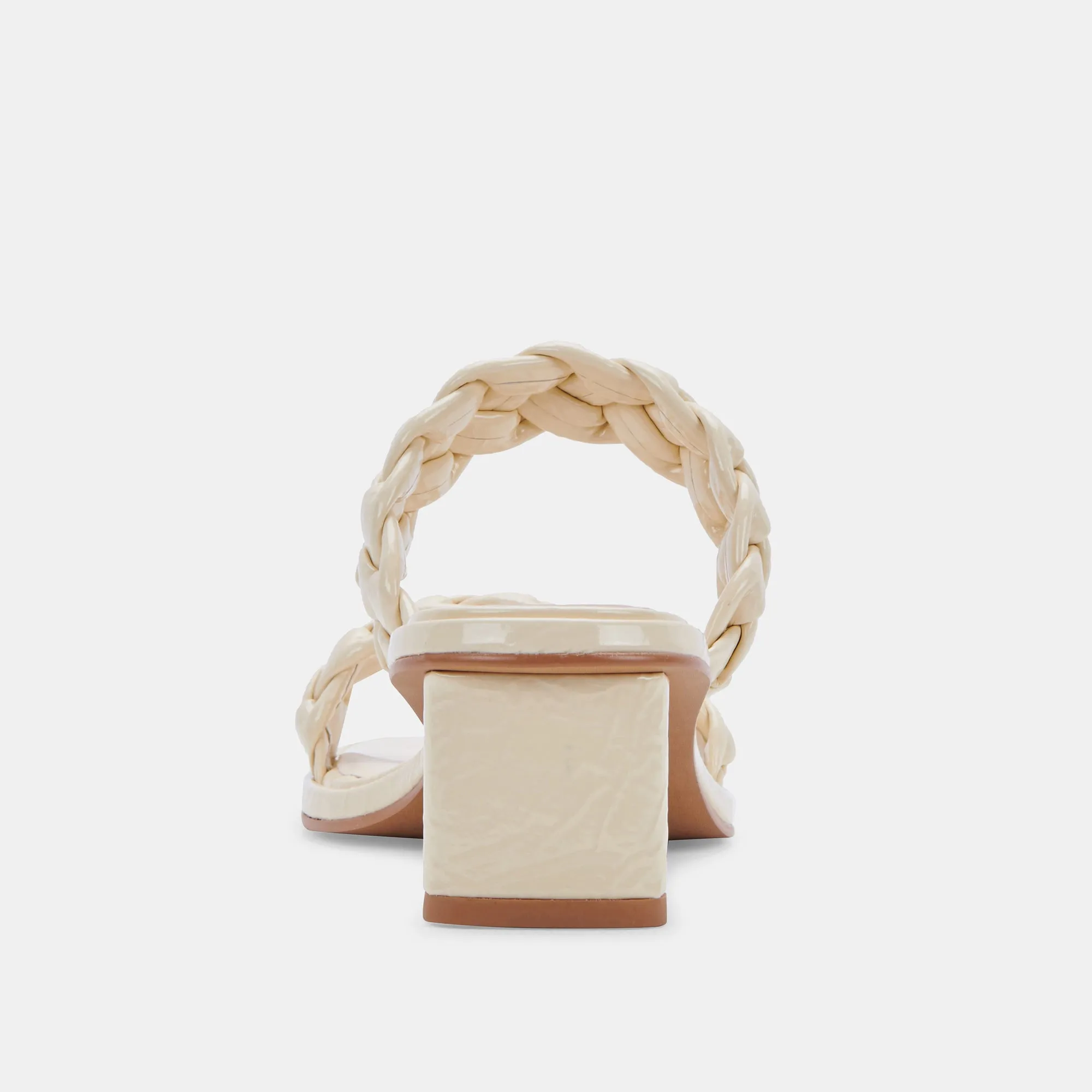 RONIN SANDALS BONE PATENT STELLA