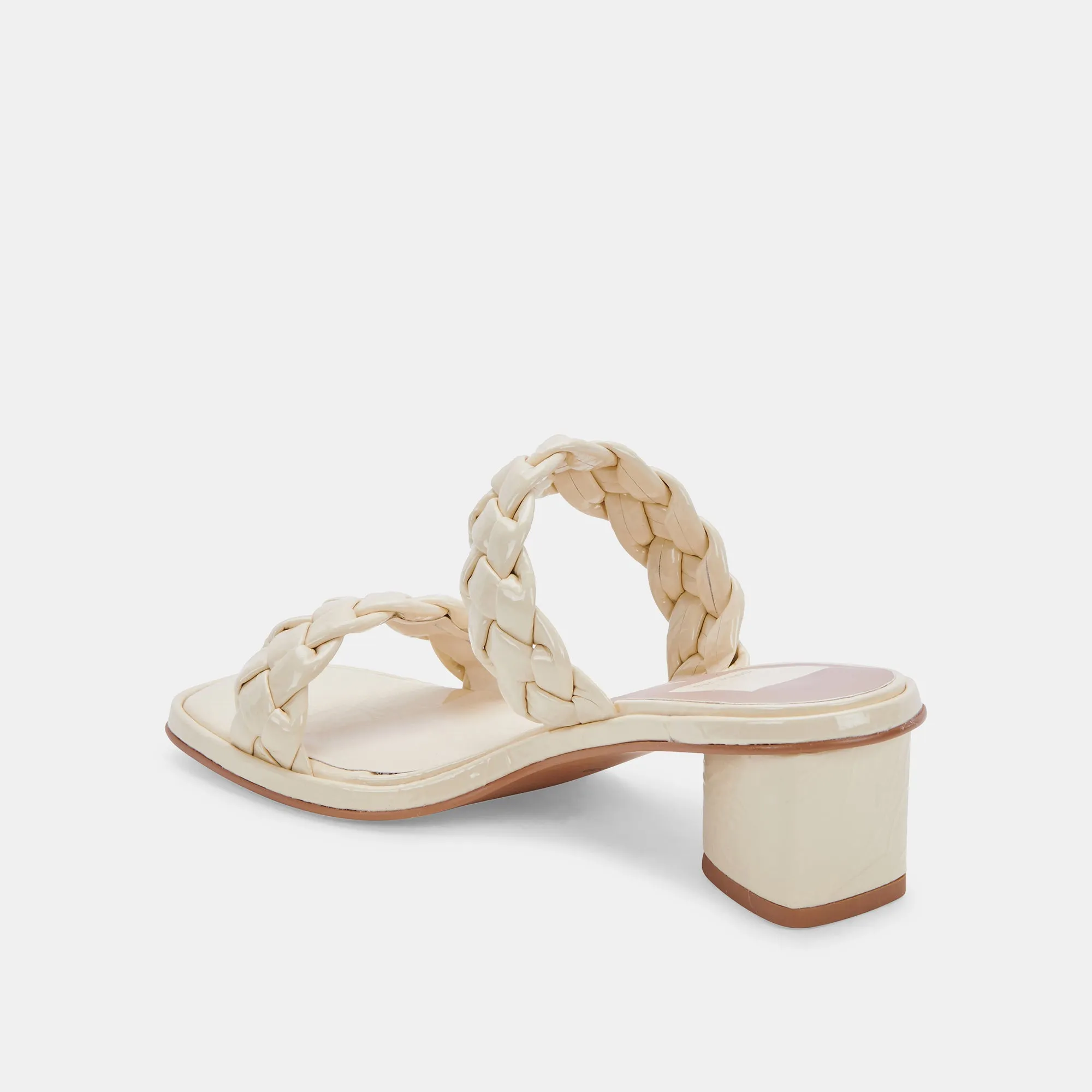 RONIN SANDALS BONE PATENT STELLA