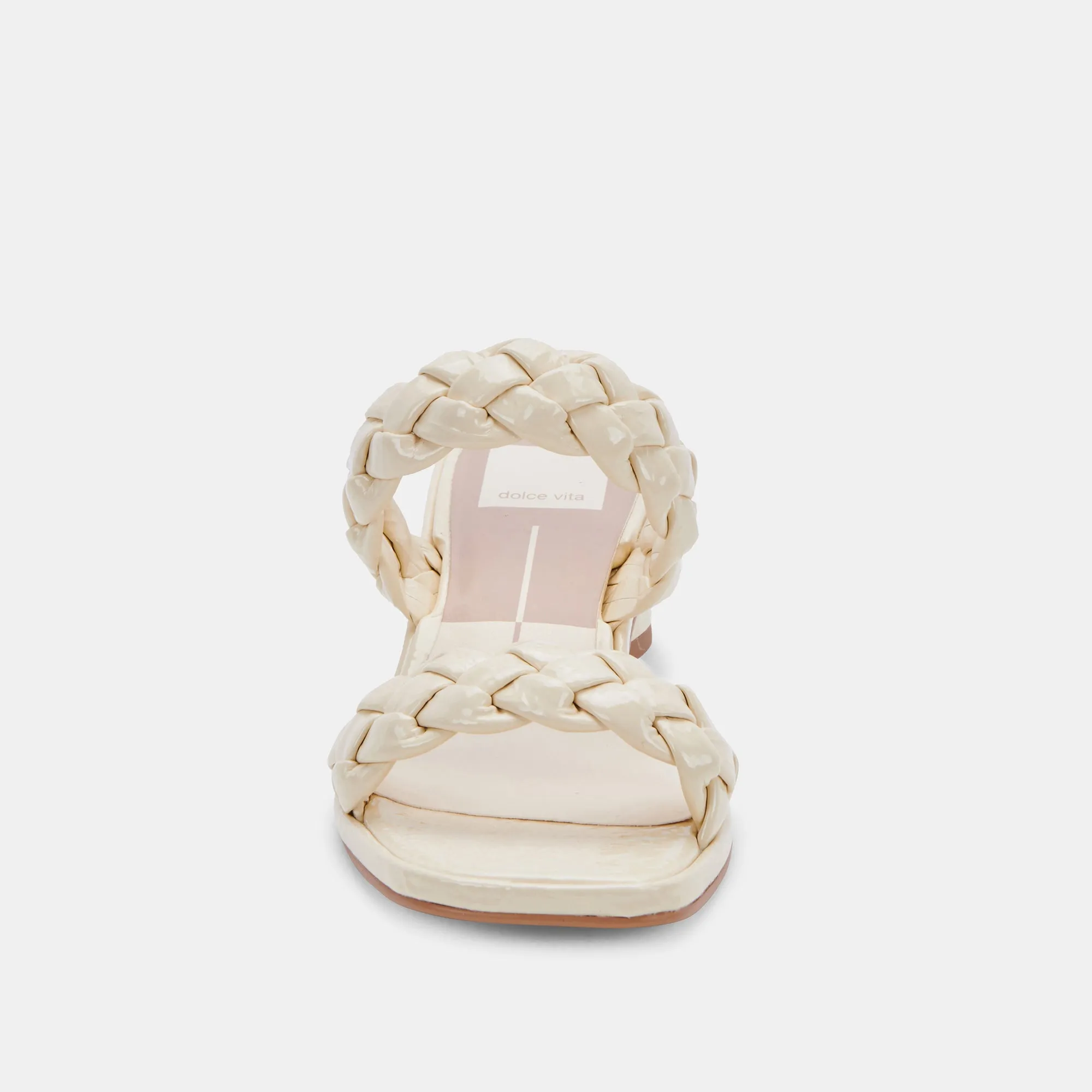 RONIN SANDALS BONE PATENT STELLA