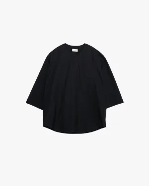 SHORT SLEEVE HENLEY TOP