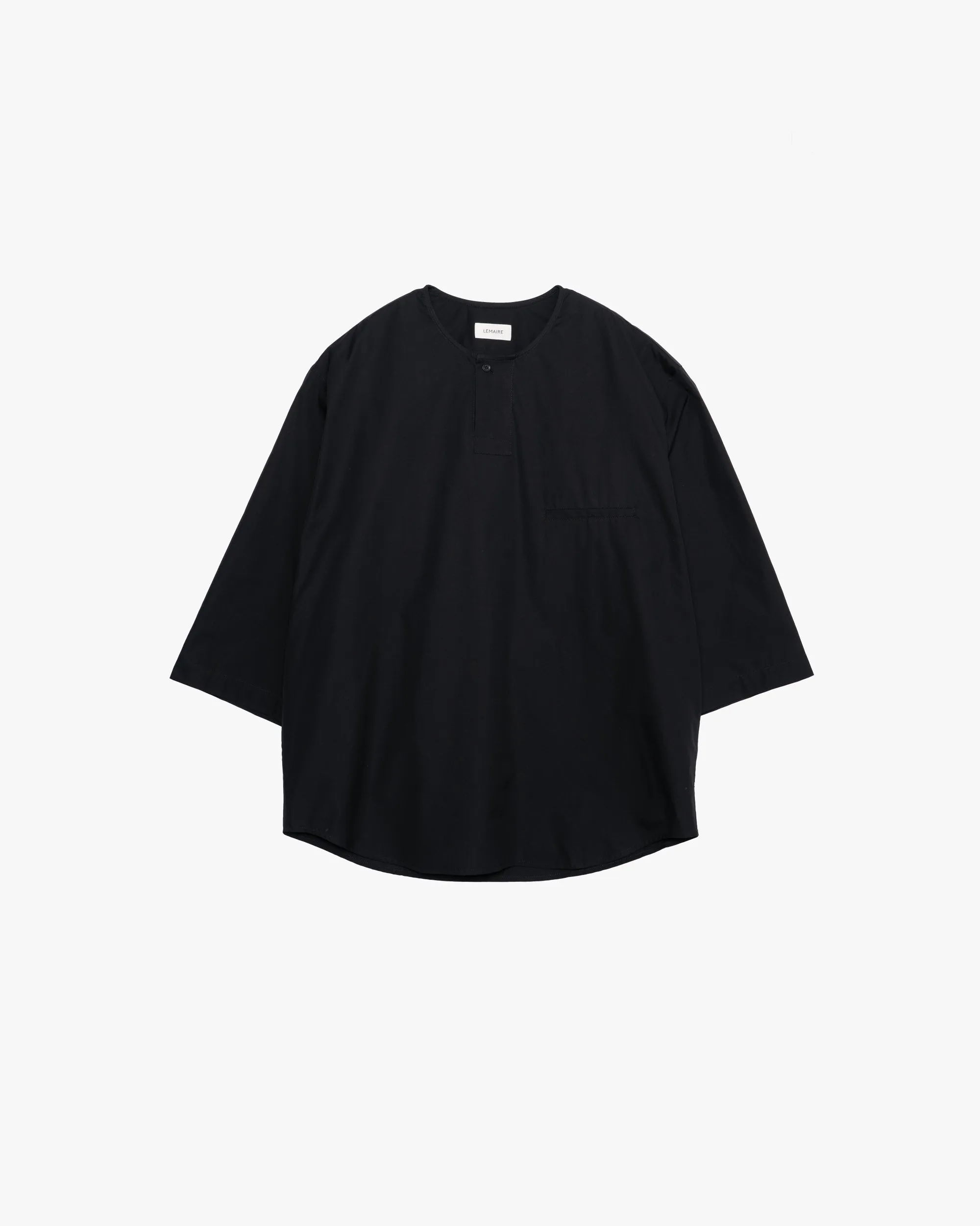 SHORT SLEEVE HENLEY TOP