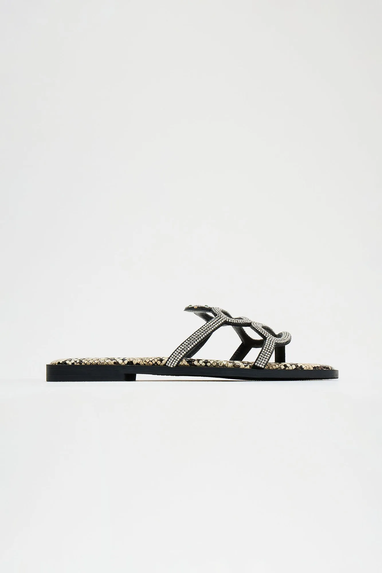 Slither Over Here Sandals - Beige