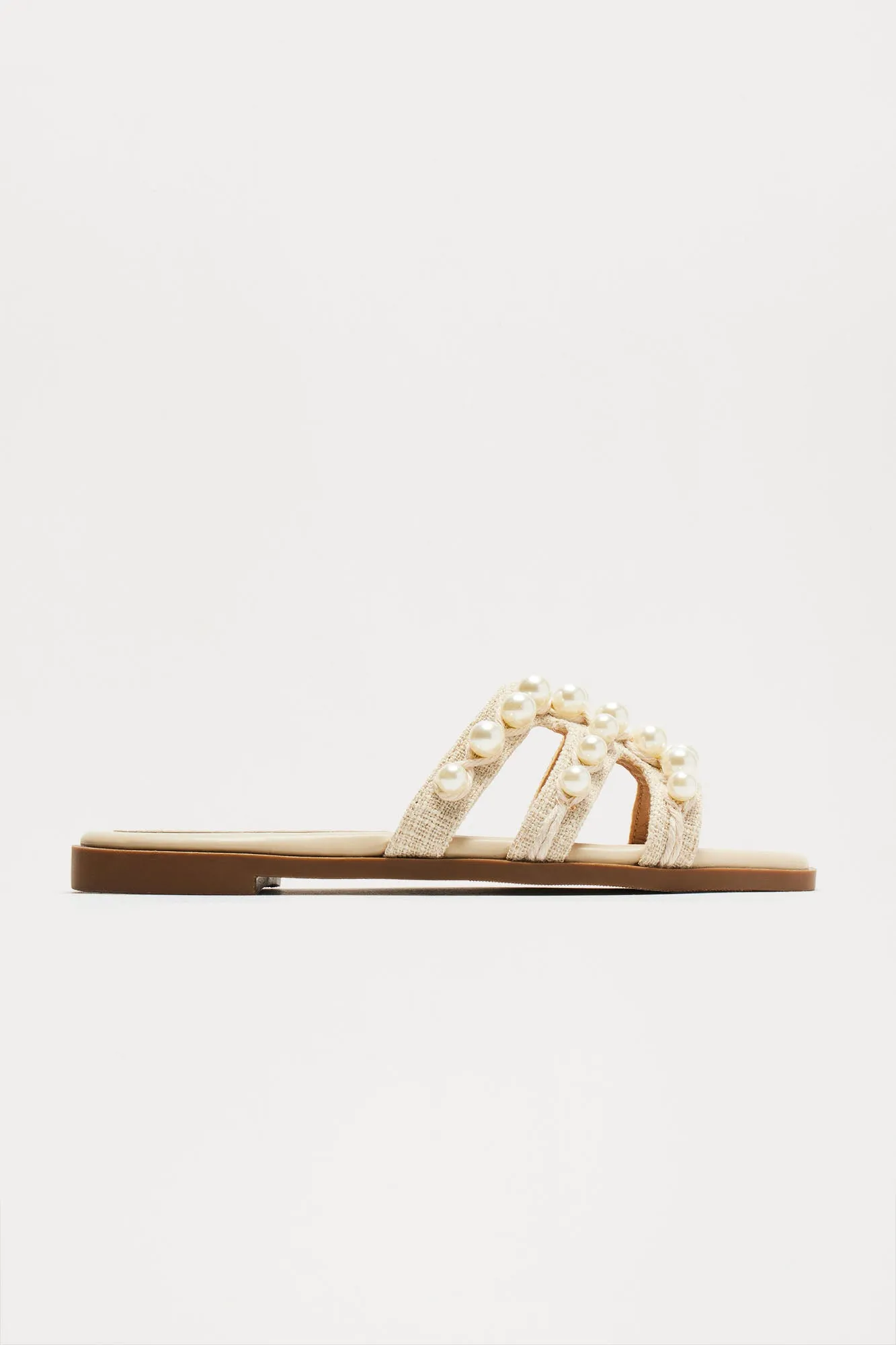 Tabitha Pearl Sandals - Nude