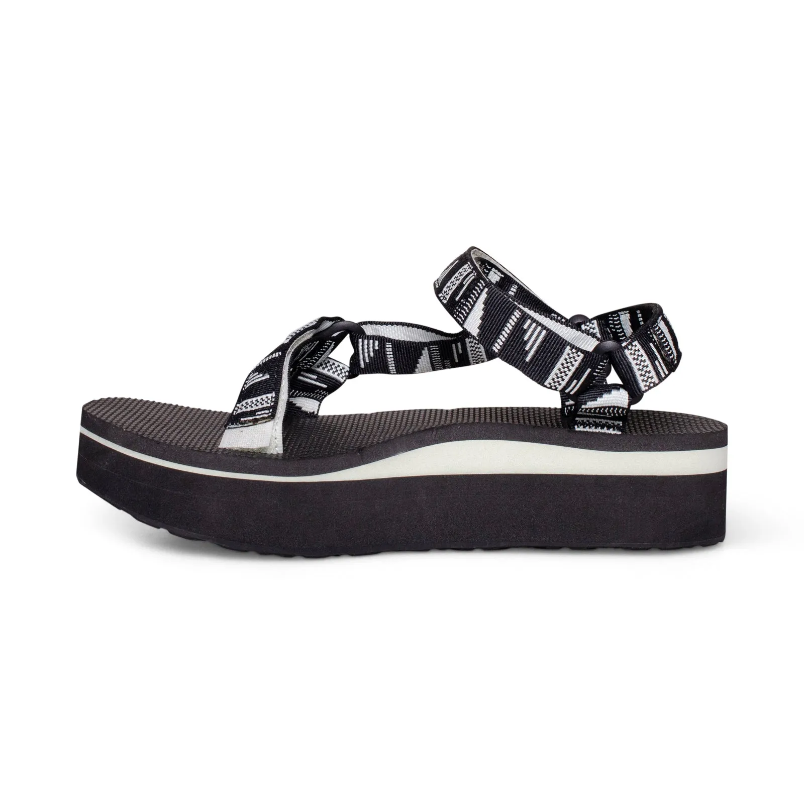Teva Flatform Universal Chara Black Sandals - Women's