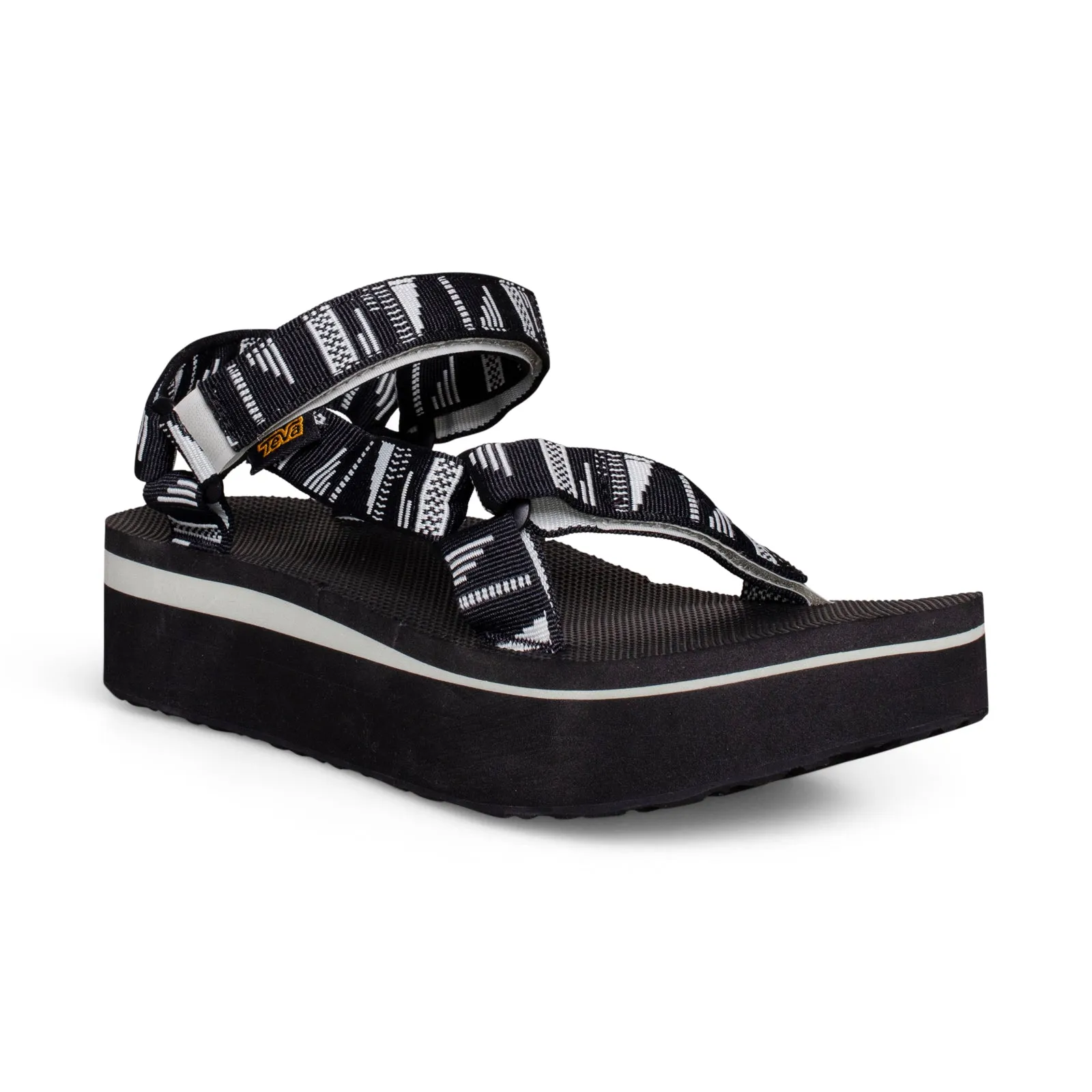 Teva Flatform Universal Chara Black Sandals - Women's
