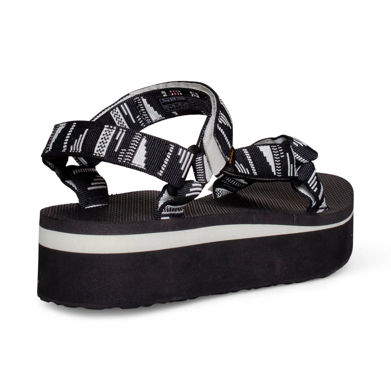 Teva Flatform Universal Chara Black Sandals - Women's