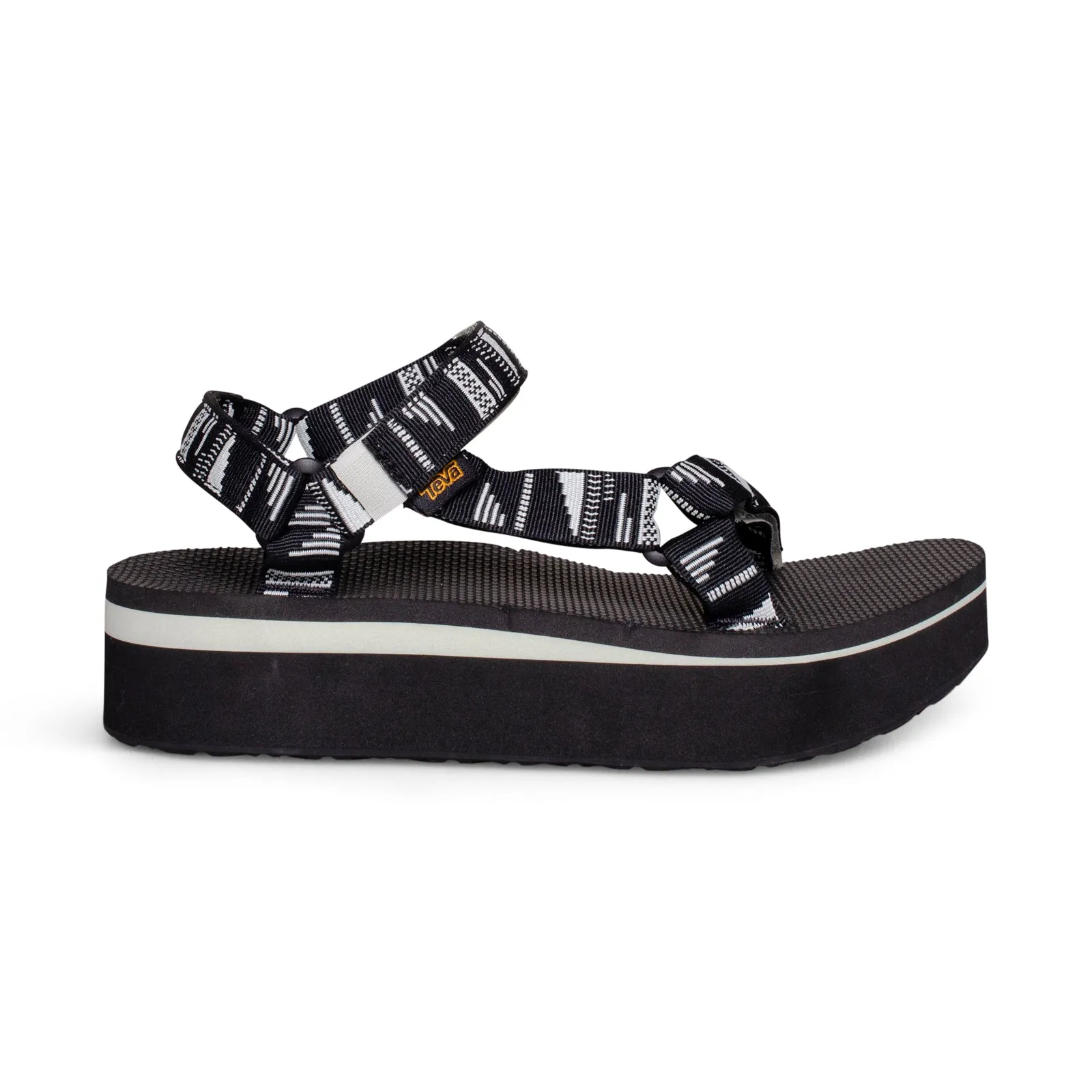 Teva Flatform Universal Chara Black Sandals - Women's