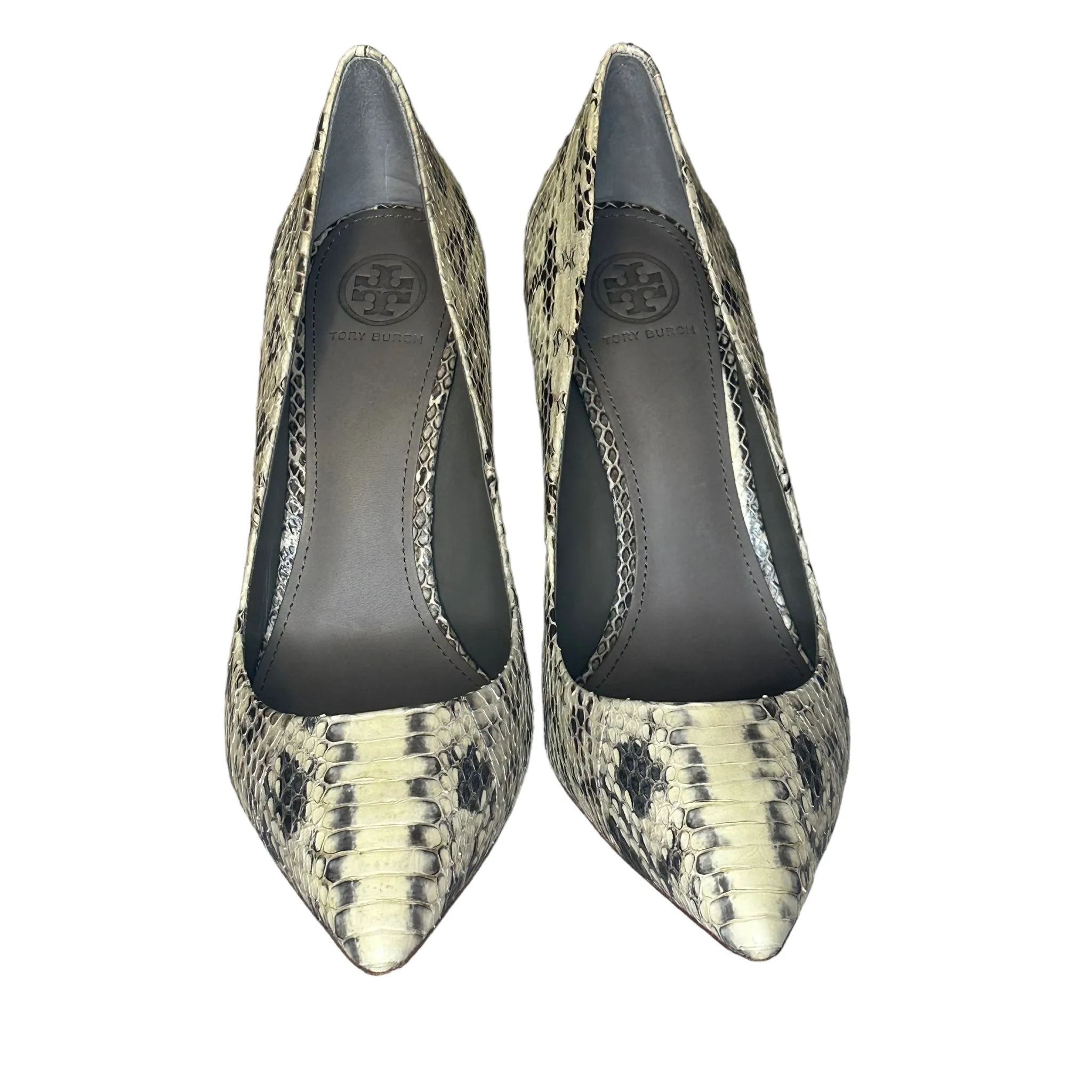 Tory Burch Faux Snakeskin Pumps