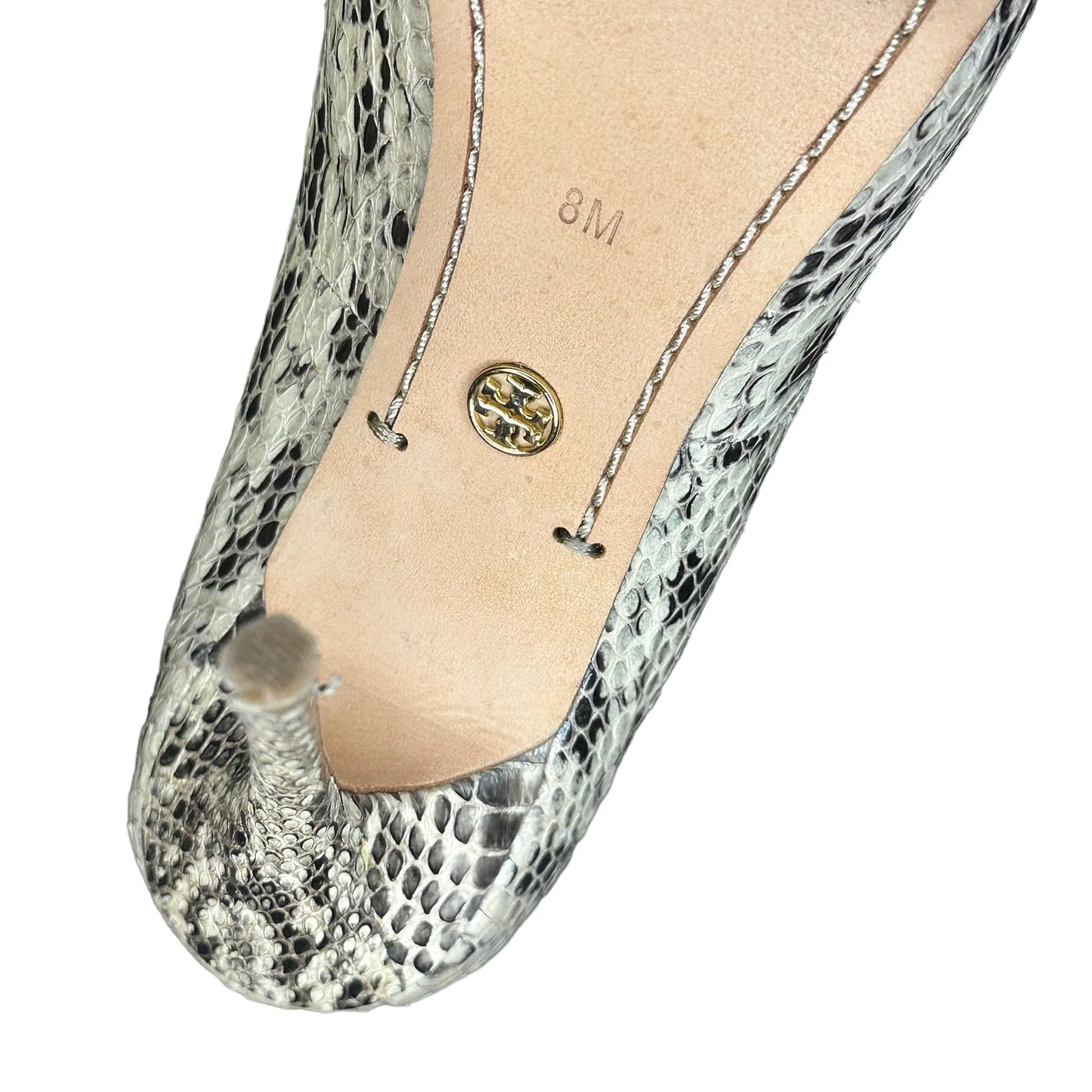 Tory Burch Faux Snakeskin Pumps