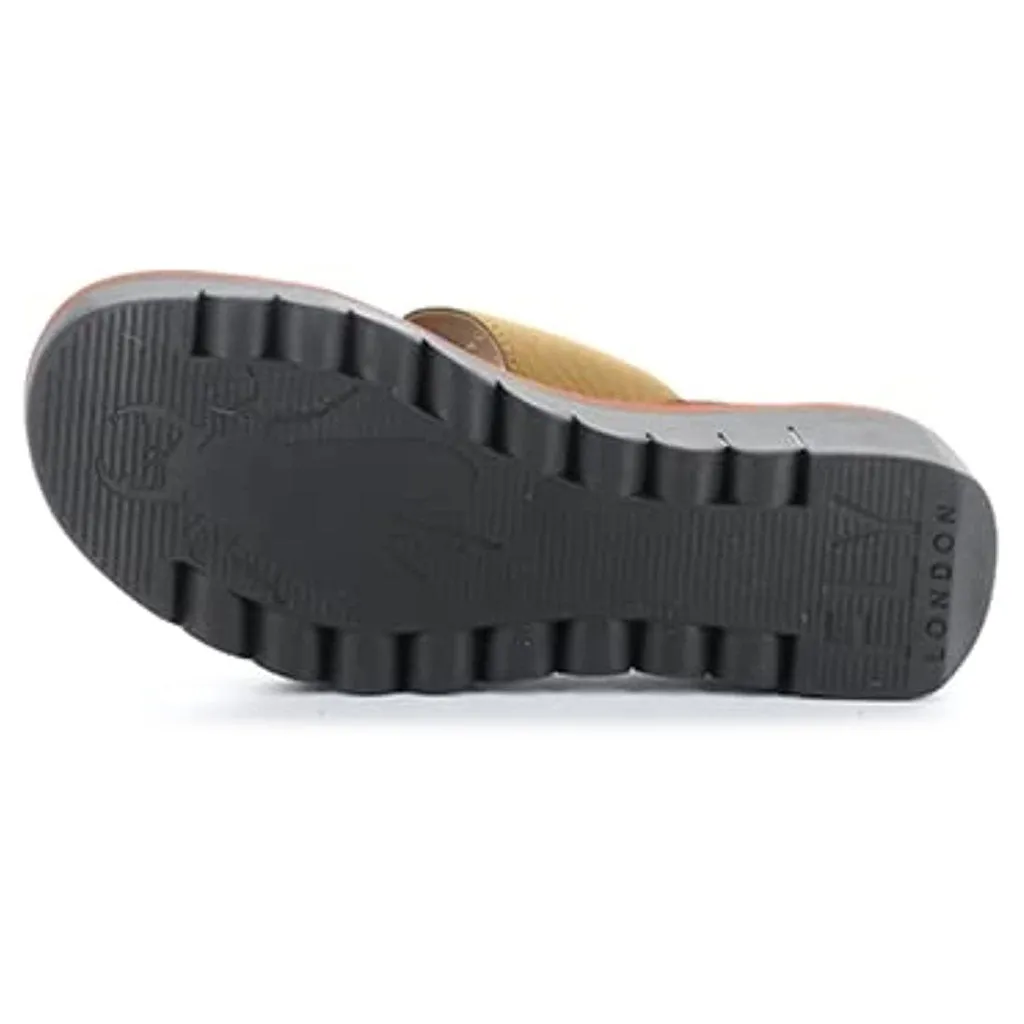 Yomu725Fly Cupido Leather Women's Slip On Mules